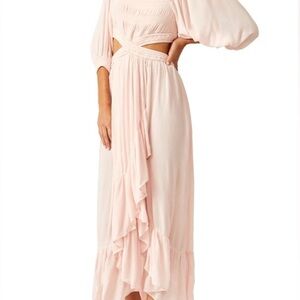 Cross My Heart Cutout Maxi Dress
